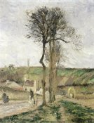 Camille Pissarro - Route d'Ennery a l'Hermitage, Environs de Pontoise