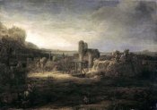 Rembrandt Van Rijn - Landscape with a Church