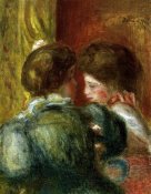 Pierre-Auguste Renoir - Deux Tetes de Femmes, or La Loge
