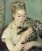 Pierre-Auguste Renoir - Woman with a Cat