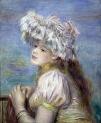 Pierre-Auguste Renoir - Young Girl in a Lace Hat