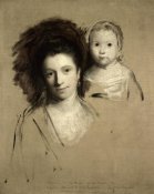 Joshua Reynolds - Study of Giorgina and Her Daughter