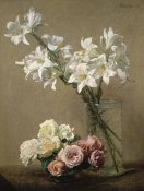 Henri Fantin-Latour - Lilies in a Vase