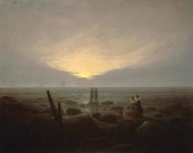Caspar David Friedrich - Moonrise Over the Sea