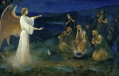 Robert Leinweber - Angel Announcing the Birth of Christ to Shepherds