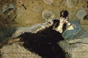 Edouard Manet - La Dame aux Eventails; Nina de Callias, 1873-74