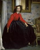 James Tissot - Young Woman in a Short Red Jacket