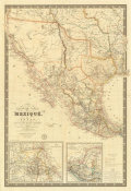 Adrien-Hubert Brué - Nouvelle Carte du Mexique, du Texas, 1840