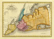 David H. Burr - New York, Queens, Kings, Richmond counties, 1829