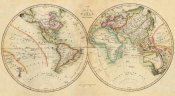 John Melish - Map of the World, 1820
