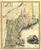 Henry S. Tanner - Maine, New Hampshire, Vermont, Massachusetts, Connecticut & Rhode Island, 1823