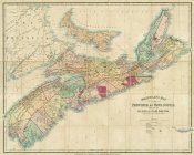 A. and W. Mackinlay - Mackinlay's map of the Province of Nova Scotia, including the island of Cape Breton, 1868