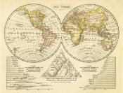 Jedidiah Morse - The World, 1828