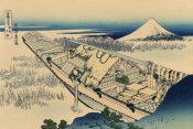 Hokusai - Ushibori in Hitachi Province, 1830