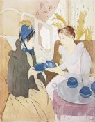 Mary Cassatt - Afternoon Tea Party 1891 (2)