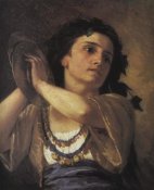 Mary Cassatt - Bacchante 1872