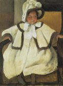 Mary Cassatt - Ellen Mary In A White Coat 1896
