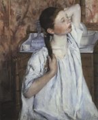 Mary Cassatt - Girl Arranging Her Hair 1886