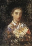 Mary Cassatt - Head Of A Young Girl 1874