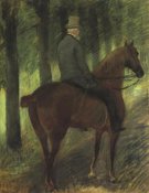 Mary Cassatt - Mr Robert S On Horseback 1885