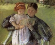 Mary Cassatt - Nurse Reading To A Little Girl 1895