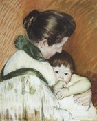 Mary Cassatt - Sleepy Thomas Sucking His Thumb 1893