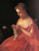 Mary Cassatt - The Young Bride 1869