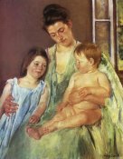 Mary Cassatt - Young Mother And Two Children 1905