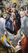 El Greco - The Virgin And Child With Saints Martina And Agnes
