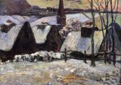 Paul Gauguin - Breton Village In The Snow