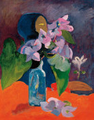 Paul Gauguin - Still Life With Flowers And Idol