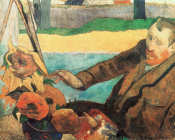 Paul Gauguin - Van Gogh Painting Sunflowers