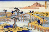 Hokusai - Admiring The Irises At Yatsuhashi In Mikawa