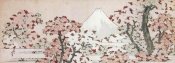 Katsushika Hokusai - Mount Fuji With Cherry Trees In Bloom, ca. 1800 - 1805