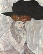 Gustav Klimt - Lady With Black Feather Hat 1910
