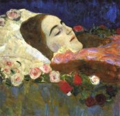 Gustav Klimt - Ria Munk On Her Deatbed 1912