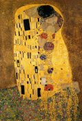 Gustav Klimt - The Kiss (detail 1)