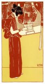Gustav Klimt - Vignette Of Music 1901