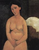 Amedeo Modigliani - A Seated Nude