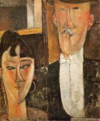 Amedeo Modigliani - Bride And Groom Les Maries
