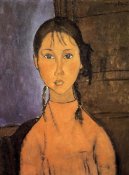 Amedeo Modigliani - Girl With Braids