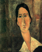 Amedeo Modigliani - Jeanne Hebuterne Whitecollar