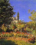 Claude Monet - Flowering Garden 1866