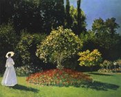 Claude Monet - Lady In The Garden 1867