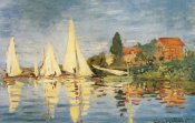 Claude Monet - Sailboats At Argenteuil