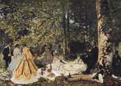 Claude Monet - Study For The Picnic Lunch 1865