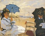 Claude Monet - The Beach At Trouville 1870