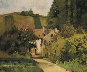 Camille Pissarro - Village Street Pontoise 1868