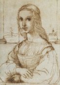 Raphael - Half Length Portrait Of A Woman