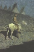 Frederic Remington - Indian In The Moonlight